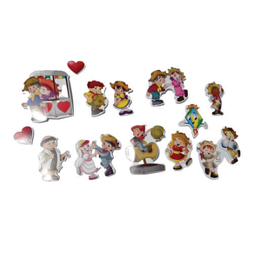 Aplique E.V.A Border Festa Junina C/ 14 Un (Fj0402) Grintoy