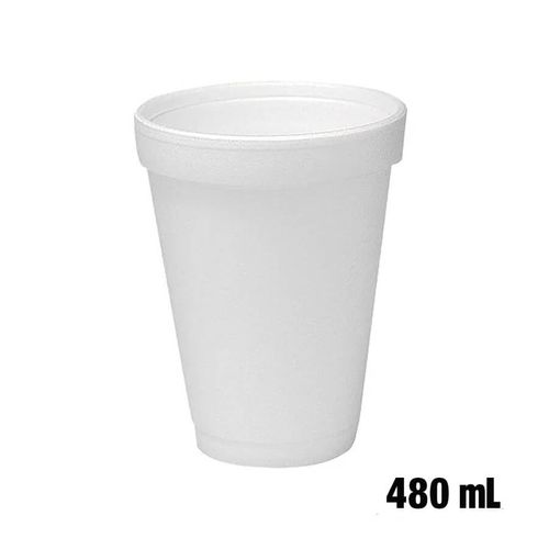 Copo Isopor 480 Ml C/ 20 Un Totalplast