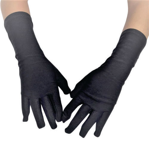Luva Longa Preta 30 Cm Bazar Import
