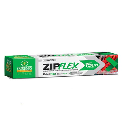 Saco Zip Flex 18x23 Cm (Bf50025) Bricoflex