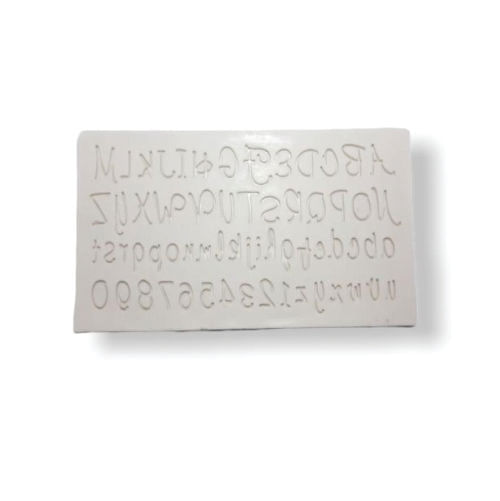 Molde Silicone Alfabeto/Numeros 1 (B5368) Vianna