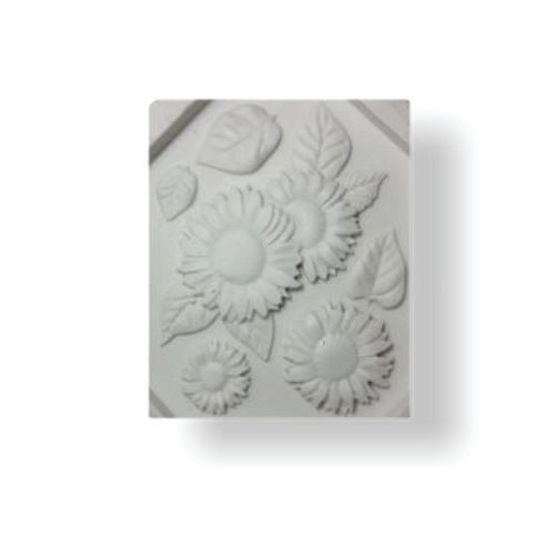 Molde Silicone Girassois E Folhas (B5313) Vianna