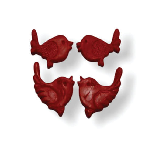 Molde Silicone Passaros 4 (B5349) Vianna