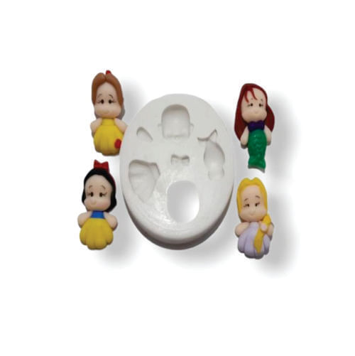 Molde Silicone Princesas Mini (B5352) Vianna
