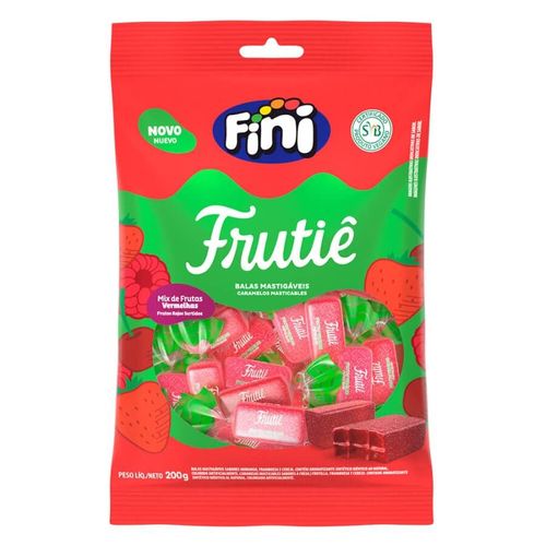 Bala Frutie Frut Vermelhas 200 Gr Fini