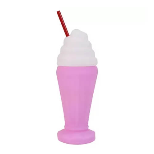 Luminária Tomada Milkshake Rosa 35 Cm (1592) Usare