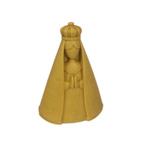 Luminária Tomada Nossa Senhora Dourado 35 Cm (1997) Usare