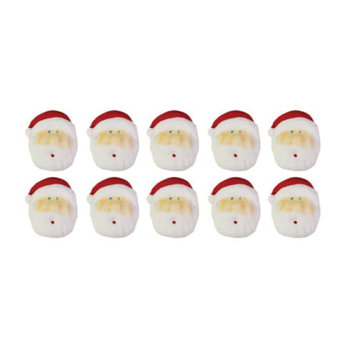 Biscuit Comestivel Natal Papai Noel P C/ 10 Un (N076) Jady