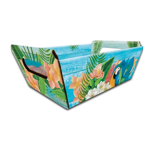 Cesta N 4 Arara Azul 17x12,5x7,5 Cm (3476) Kid-Arte