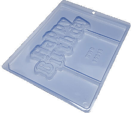 Forma Simples Topo De Bolo - Happy Birthday  (*10018) Bwb