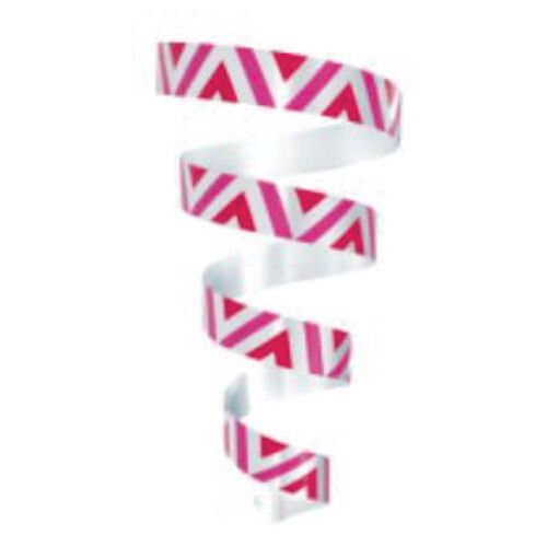 Fitilho Decorado Rosa/Vermelho (F0012) 50 M Emfesta