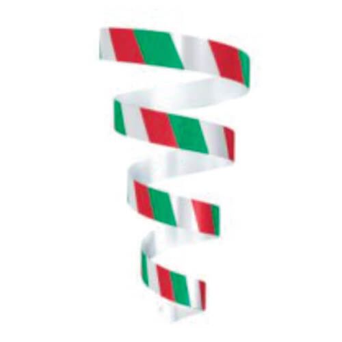 Fitillho Colorido Vermelho/Branco/Verde (T0029) 50 M Emfesta