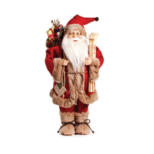 Noel Em Pé Casaco Vrm/Beg 45 Cm (1690512) Cromus