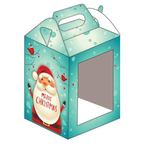 Caixa Panetone 250/500 Gr Merry Christmas (1190) C/ 3 Un Erika