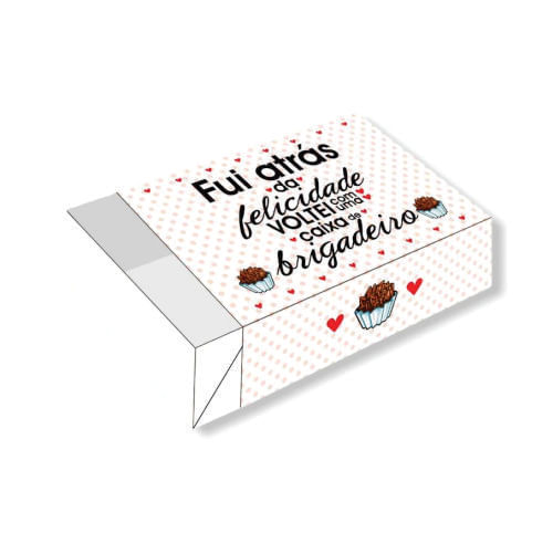 Caixa Divertida P/ 6 Doces Fui Atras Da Felicidade (561) C/ 10 Un Erika