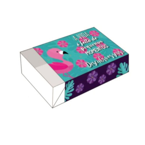 Caixa Divertida P/ 6 Doces Pequenos Momentos (350) C/ 10 Un Erika