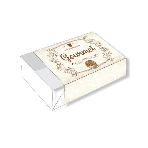 Caixa Divertida P/ 6 Doces Gourmet (733) C/ 10 Un Erika