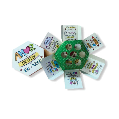 Caixa Explosão Divertido Amor (1787) C/ 2 Un Erika