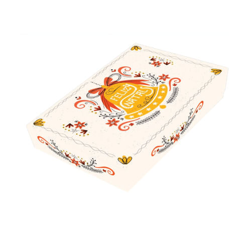 Caixa Divertida P/ 10 Doces Sinos De Natal (1958) C/ 3 Un Erika