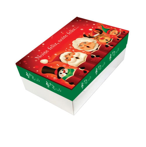 Caixa Confeiteiro Panetone 100 Gr Coral De Natal (1966) C/ 02 Un Erika