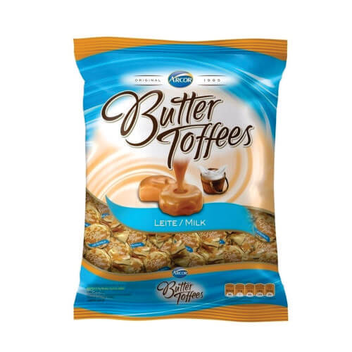 Bala Butter T Leite 500 Gr Arcor