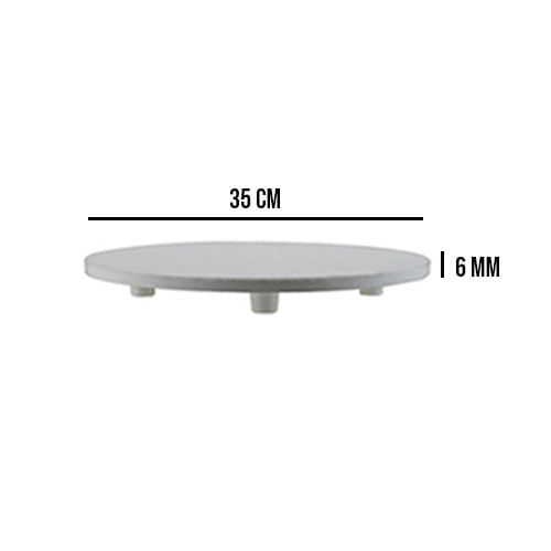 Tabua Redonda De Mdf 35 Cm X 6 Mm (831925) Avare