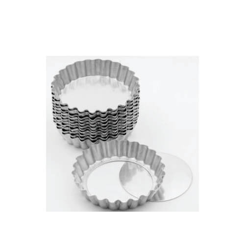 Forma Torta Crespa Fundo Falso 07 C/ 12 Un (0273) Caparroz