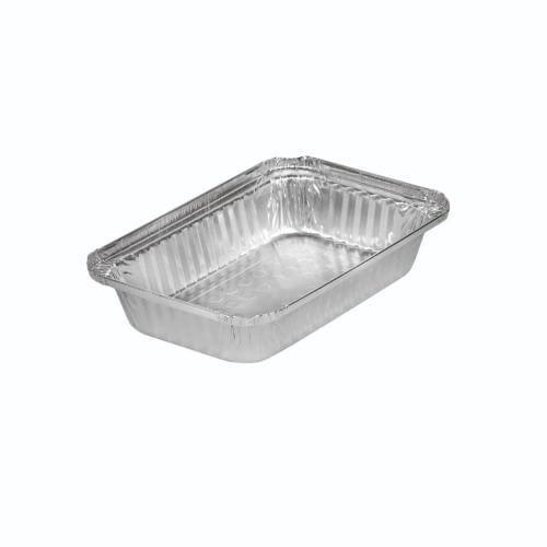 Emb. Retang. De Aluminio C/ Tampa Pet 750 Ml C/ 10 Un Thermoprat