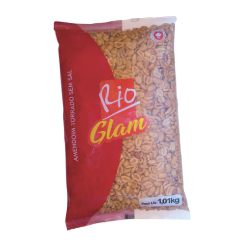 Amendoim Torrado Meia Banda S/ Sal Glam 1,01 Kg Moreninha Do Rio