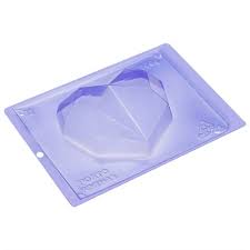 Forma Silicone Coração Diamond 500 Gr (*62) Porto Formas