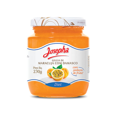 Geleia Maracuja/Damasco Light 250 Gr Josepha