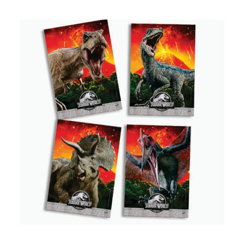 Quadros Decorativos Jurassic World 2 C/ 04 Un Festcolor