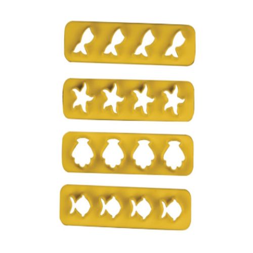 Cortador Kit Reguas Miniaturas Iv C/ 4 Pçs (409314) Bluestar