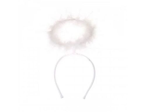 Tiara Anjo 28 X 18 Cm Branca