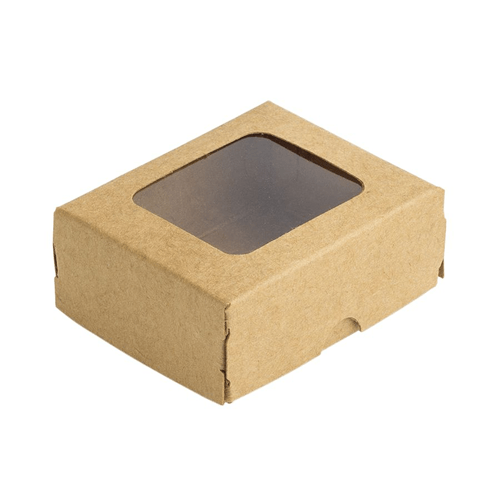 Caixa Retangular 6x5x2,5 Kraft Visor (S0) C/ 10 Un Assk