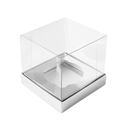 Caixa Bolo 10x10 Branca C/ 10 Un Assk