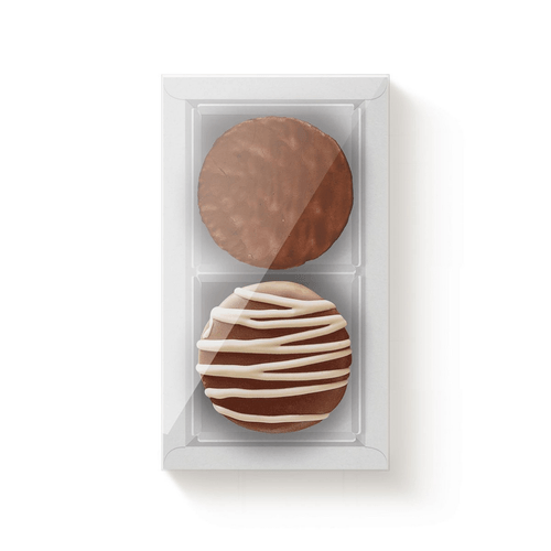 Caixa Pão De Mel 6,2x12,8x4 Branca 2 Cavas C/ 5 Un Assk