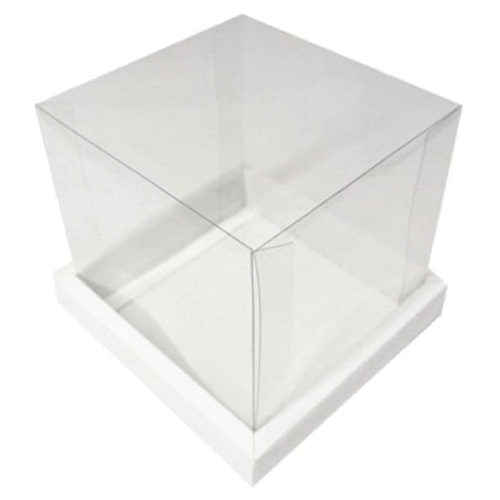 Caixa Bolo 20x20x17 Cm Branca Un Assk