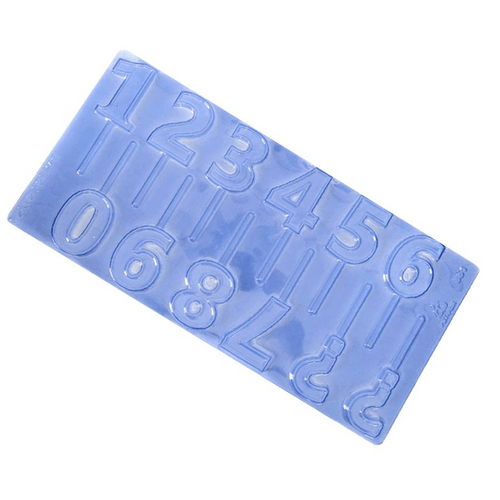 Forma Simples Placa Vela Numeros (*851) Porto Formas