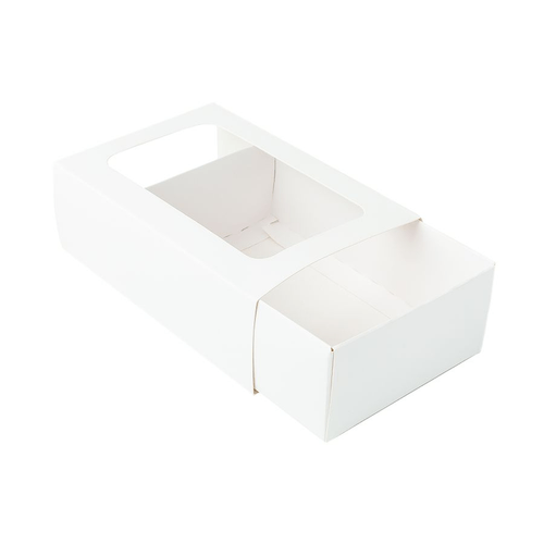 Caixa Gaveta 8x12x4 Branca Visor (N 2) C/ 10 Un Assk