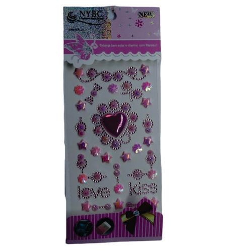 Cartela De Adesivo Mixer 29 Cor 95 Rosa Nybc