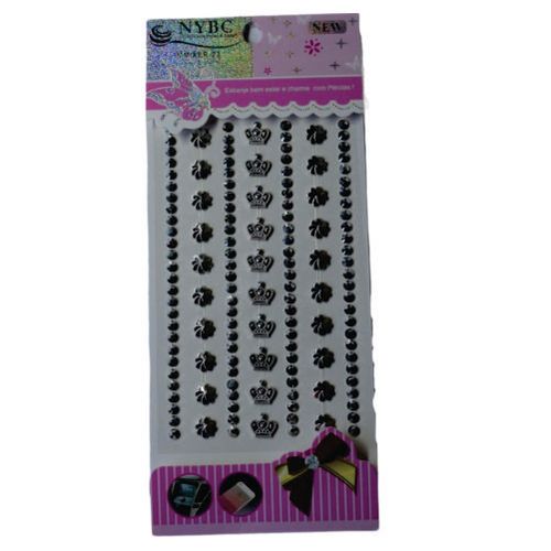 Cartela De Adesivo Mixer 23 Cor Prata (97858) Nybc