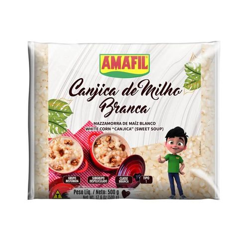Canjica Branca 500 Gr Amafil