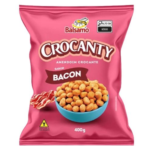 Amendoim Crocante Bacon 1,01 Kg Balsamo Alimentos