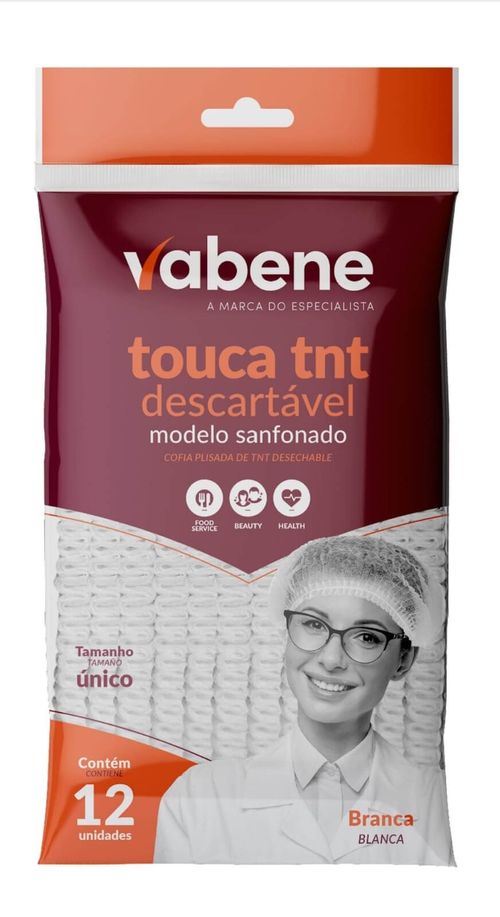 Touca Descartavel Tnt 12un Vabene