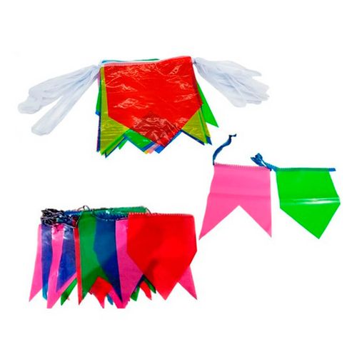 Bandeirinha Junina De Plastico 16x14cm 7 Mt
