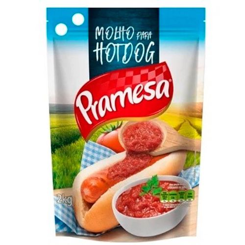 Molho De Tomate Temperado Hot Dog 2 Kg Pramesa