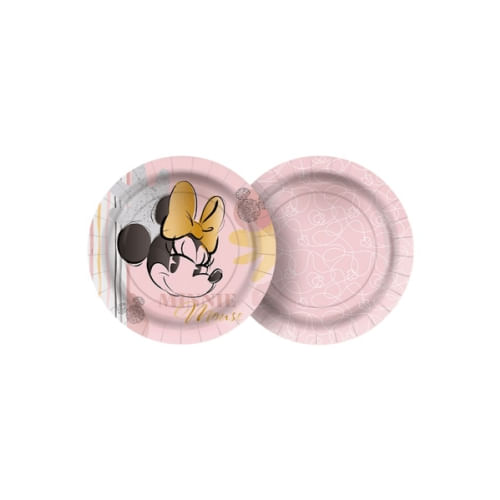 Prato 18cm Minnie Fas 12un Regina