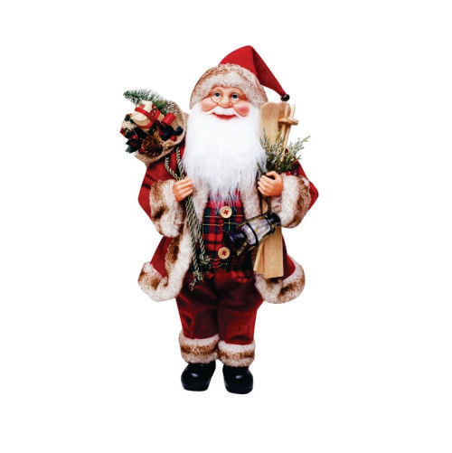 Noel C/ Esqui E Lanterna Vrm/Beg 30 Cm (1921977) Cromus