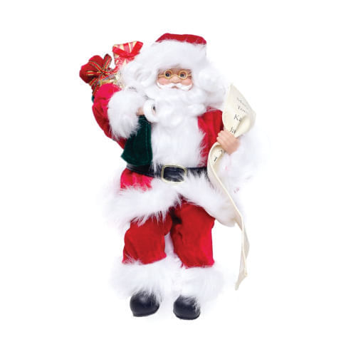 Noel Sentado C/ Lista Vrm/Bco 30 Cm  (1208851) Cromus
